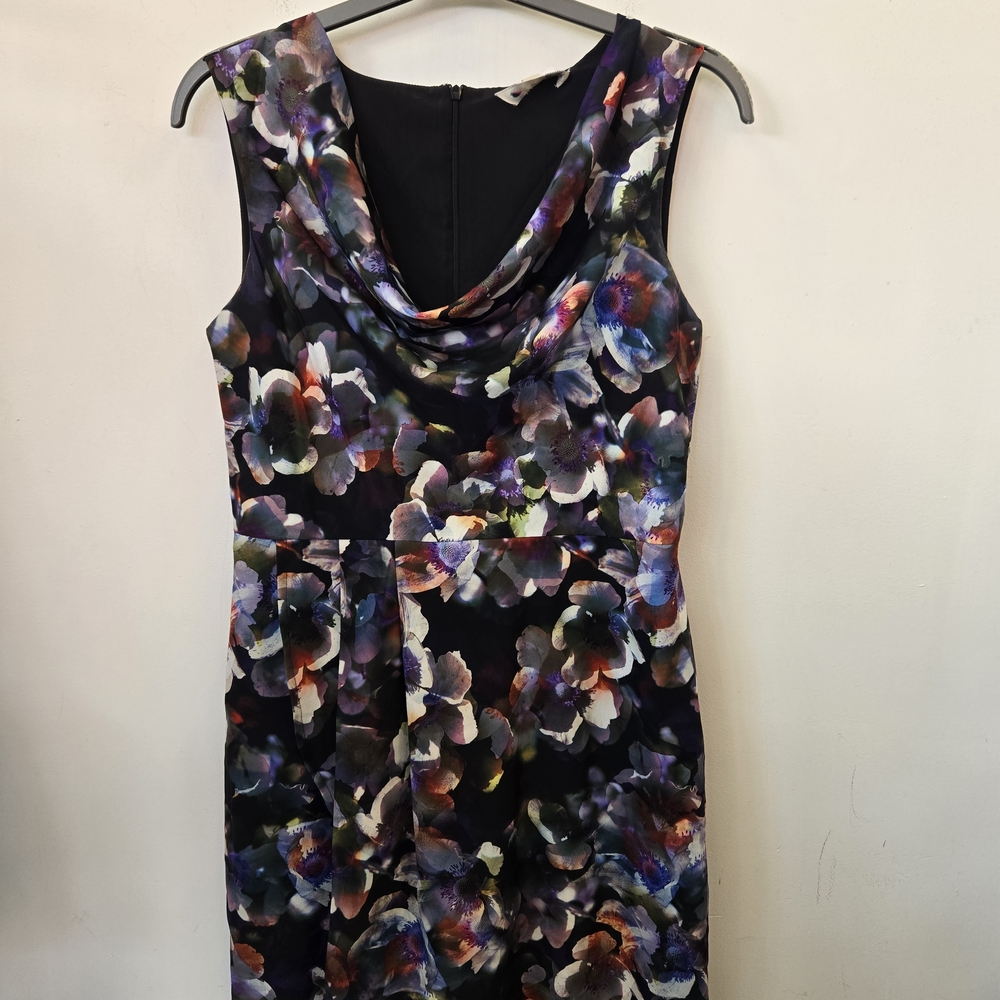 Floral Sleeveless Midi Dress